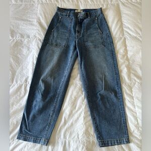 Madewell workwear style Balloon jeans